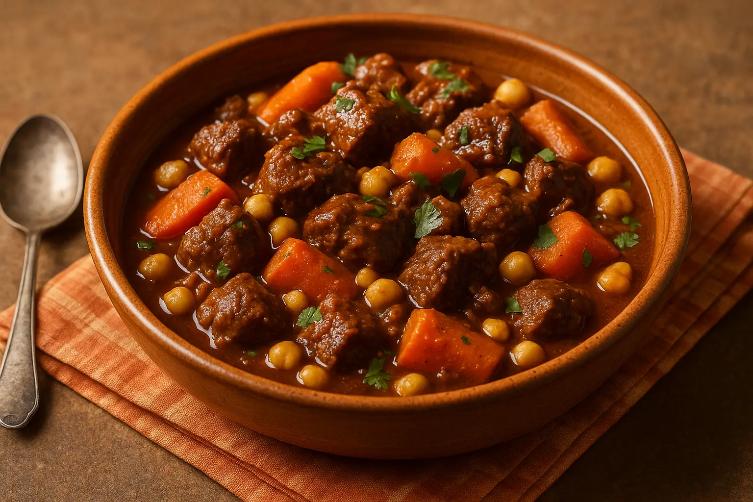 Gewürztes Lamm-Tajine