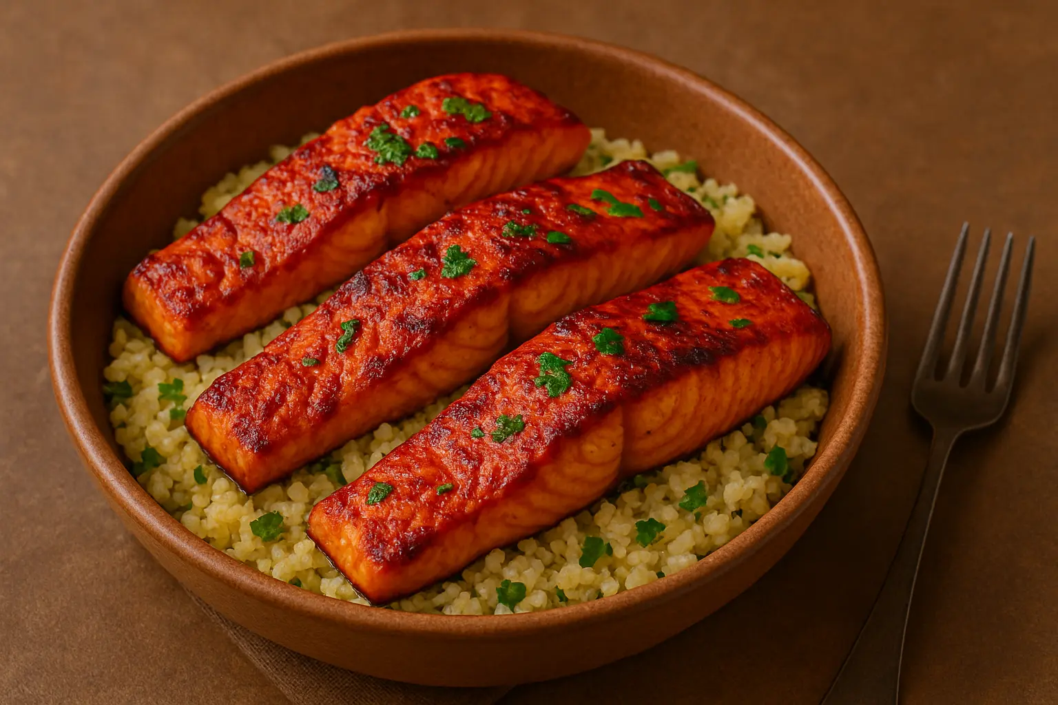 Scharfer Harissa-Lachs